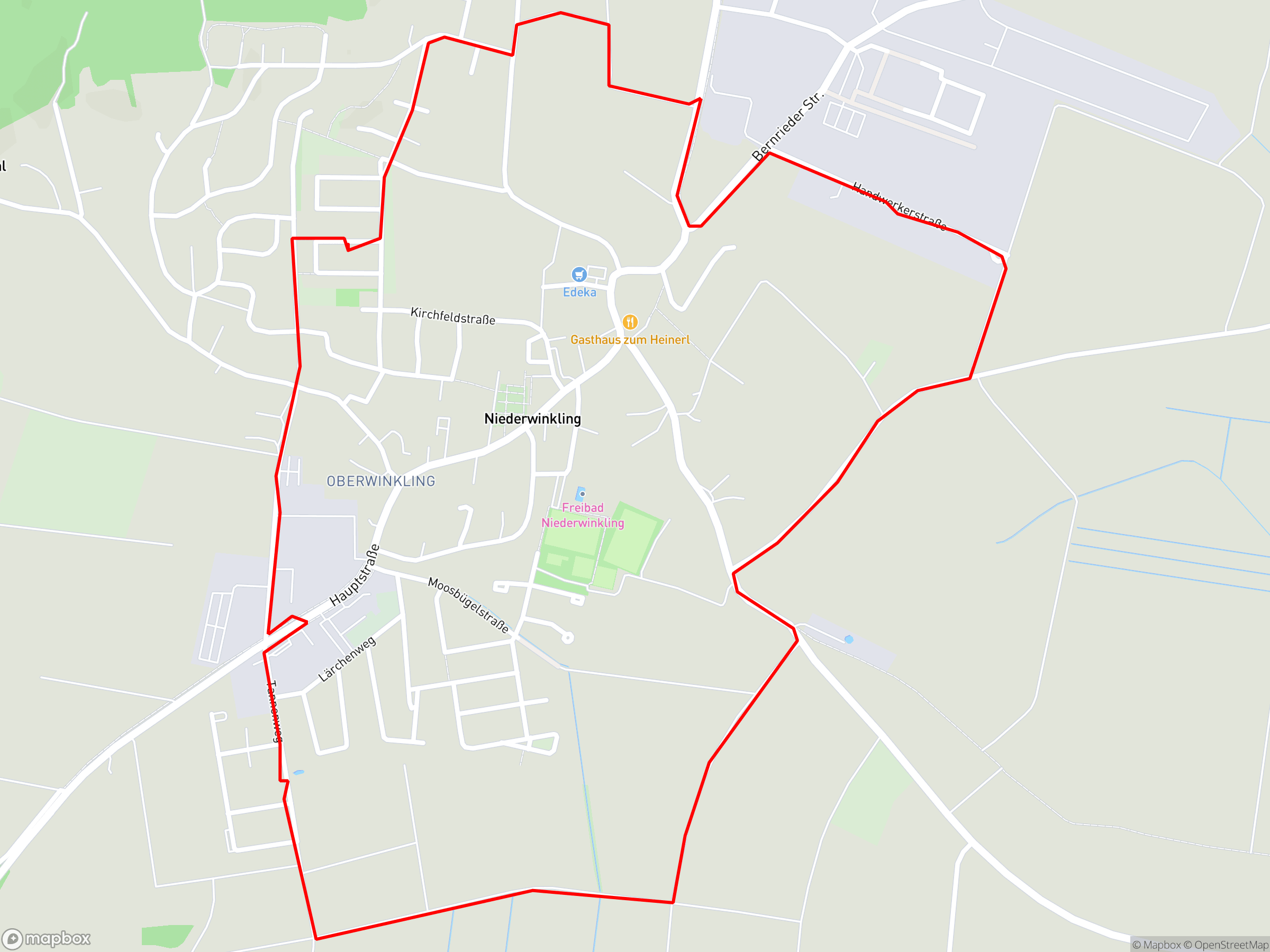 Karte der Aufzeichnung