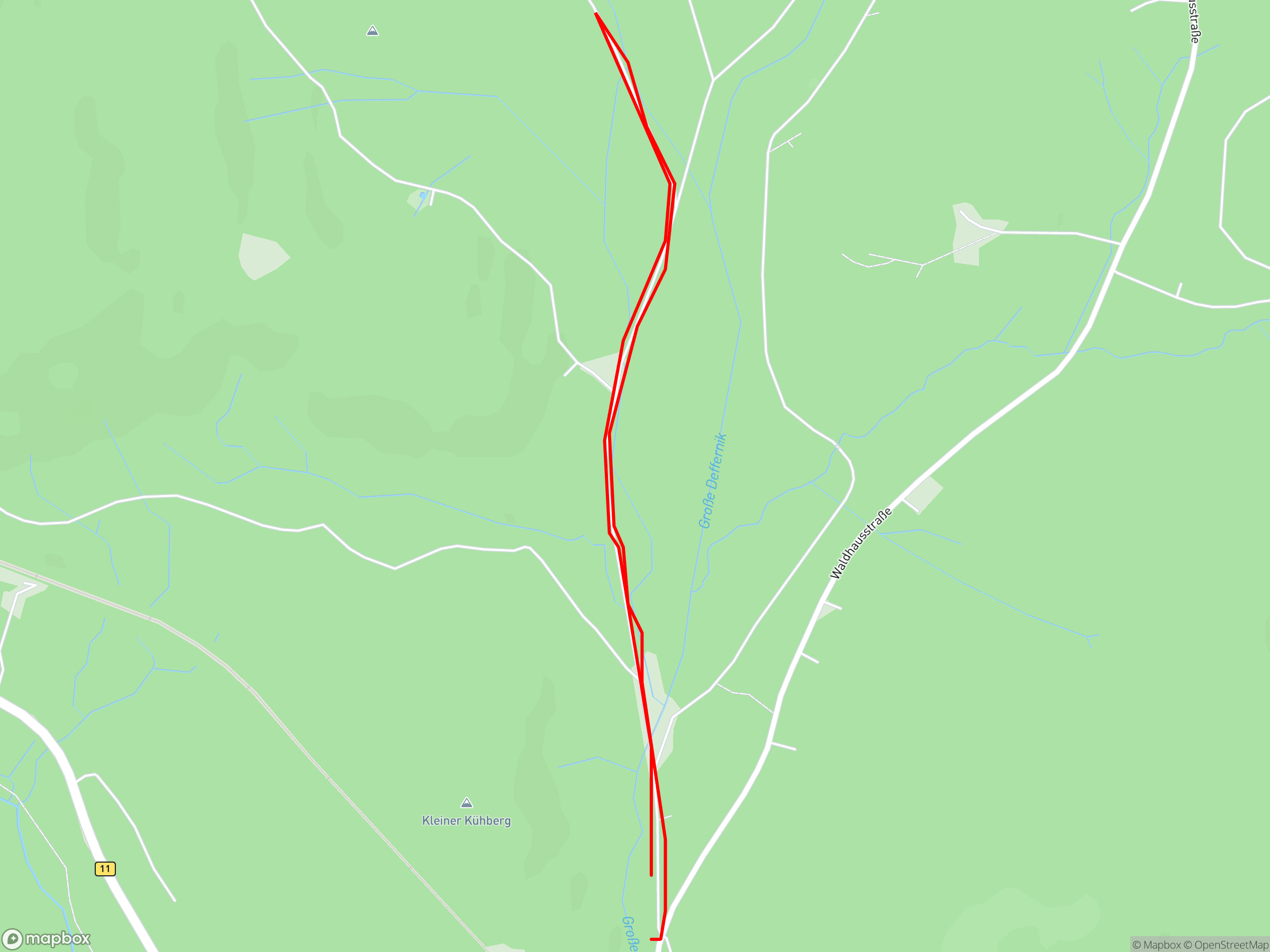 Karte der Aufzeichnung