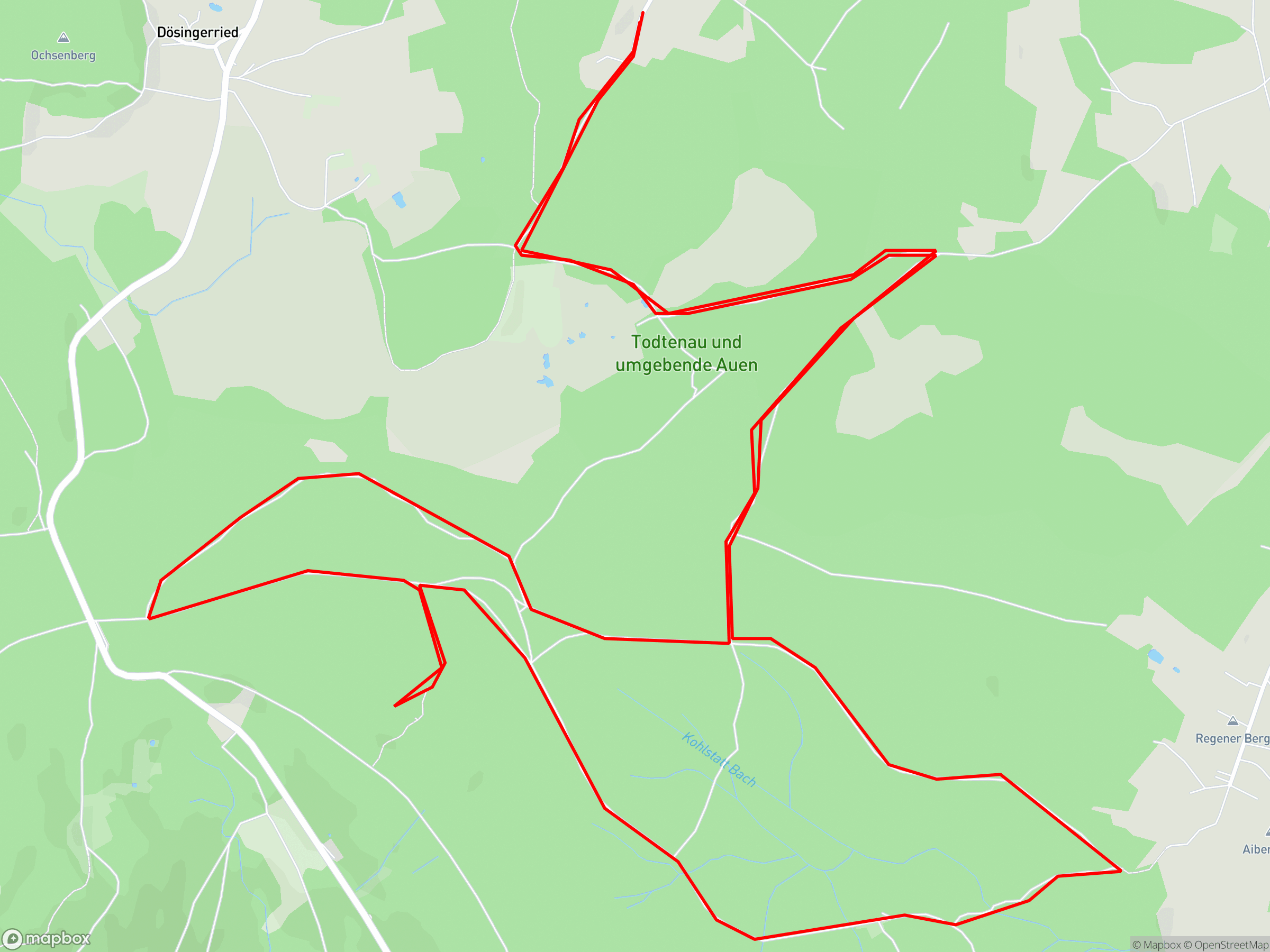 Karte der Aufzeichnung